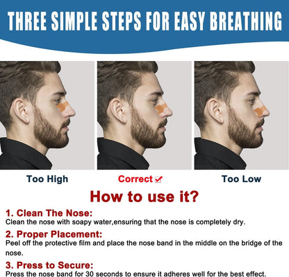Nasal Strips for Snoring, Extra Strength Nasal Breathing Strips
